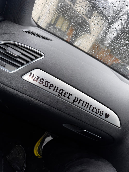 Passenger princess decal